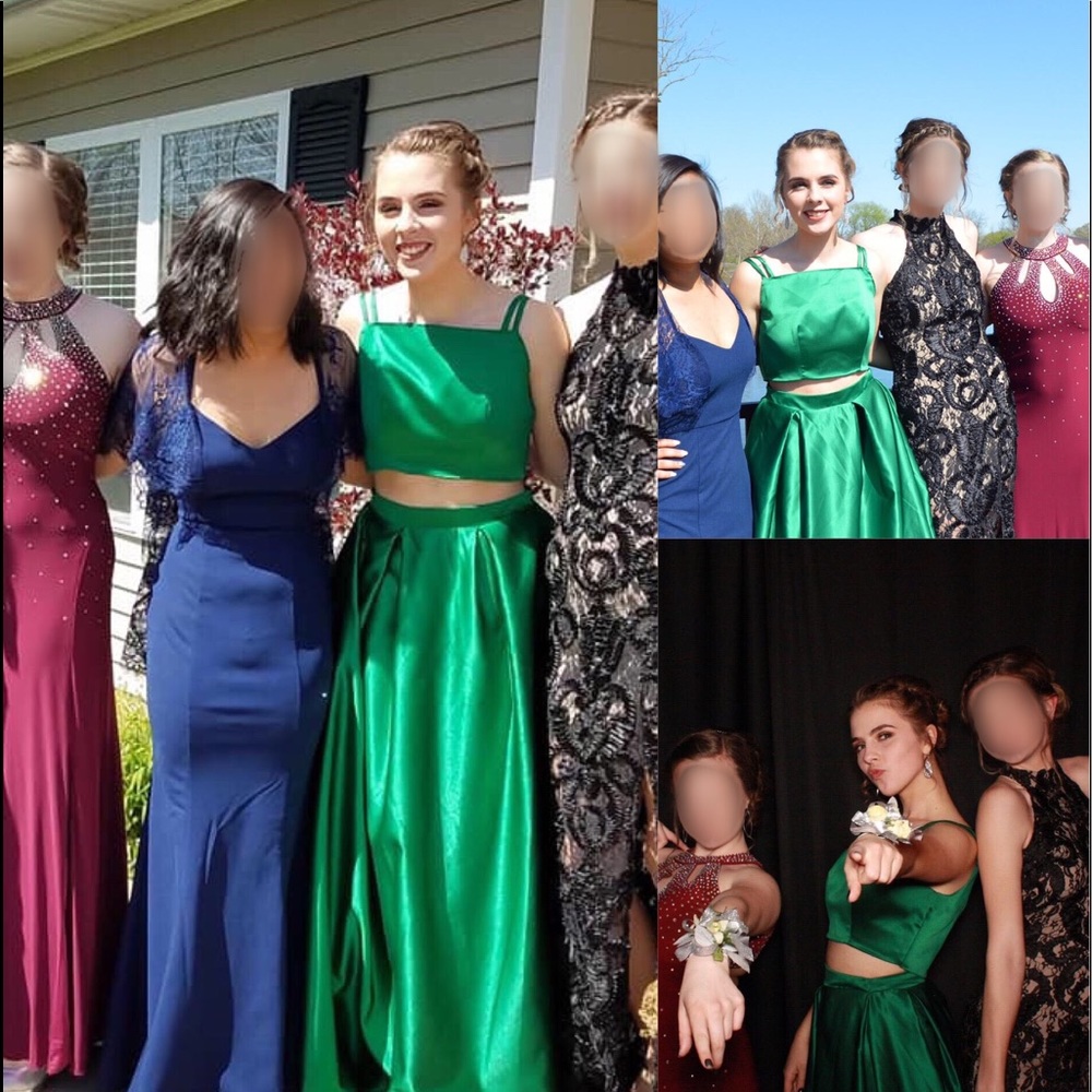 *BEAUTIFUL* Emerald Green Prom Dress